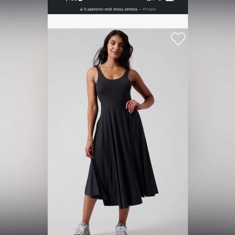 Athleta Santorini midi dress NWT size L